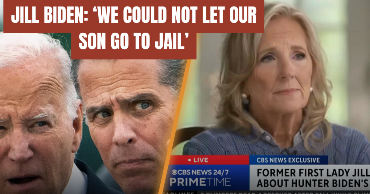 Jill Biden discusses her concerns about her son Hunter Biden's legal issues during a CBS News interview.
