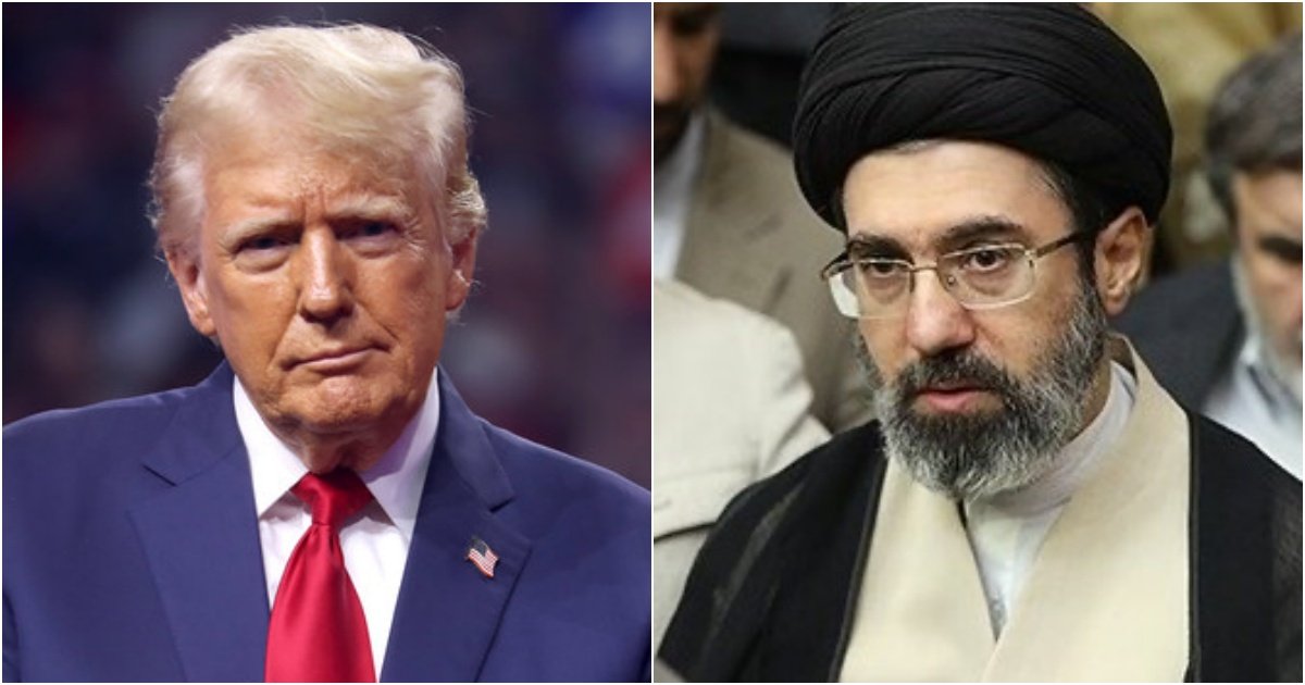 Image of two prominent political figures, one from the United States and the other from Iran, highlighting contrasting leadership styles and geopolitical perspectives.