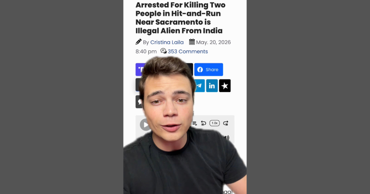 Image of a news article discussing the arrest of a semi-truck driver involved in a hit-and-run that resulted in two fatalities near Sacramento.